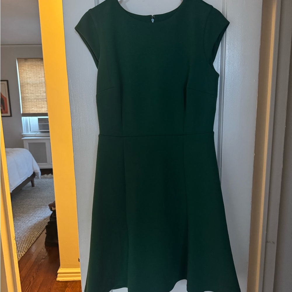 Ann Taylor Forest Green Mini Dress